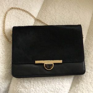 DKNY Black Leather Clutch